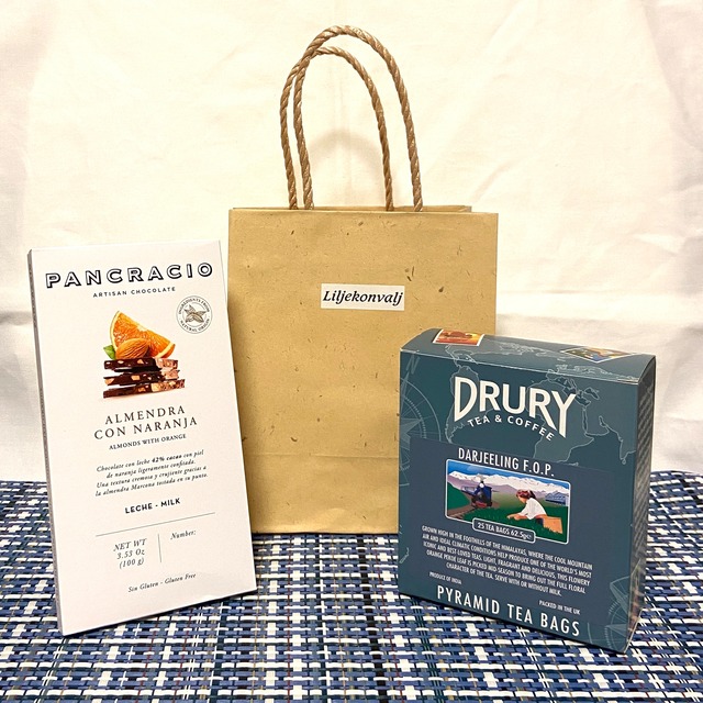 PANCRACIOアーモンド＆オレンジ（タブレット）and DRURY紅茶セット