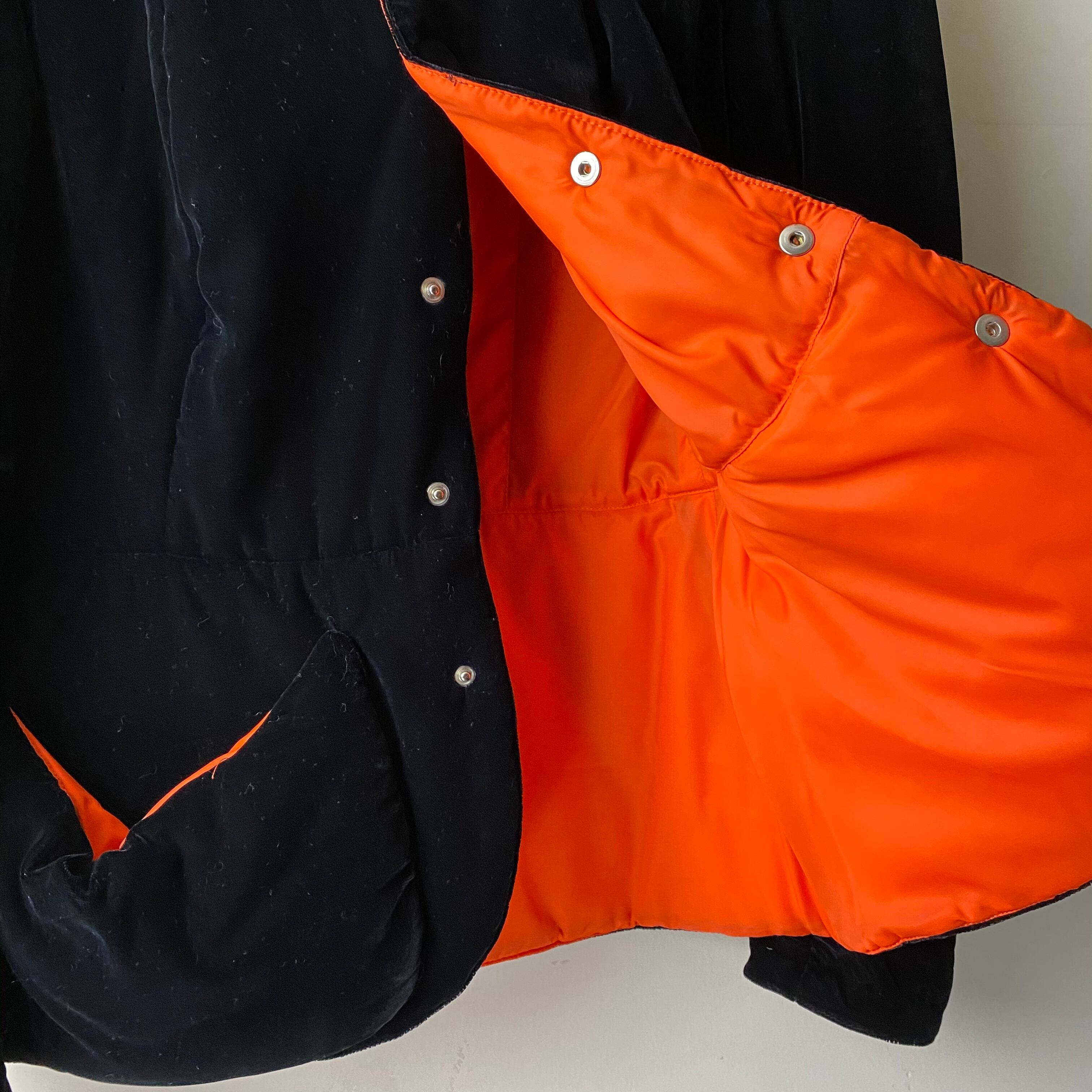 JEAN PAUL GAULTIER FEMME black velvet padding jacket | NOIR ONLINE