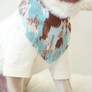 Sankaku ストール　jacquard mint