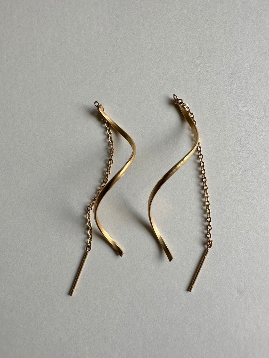 SS スパイラルピアス | none