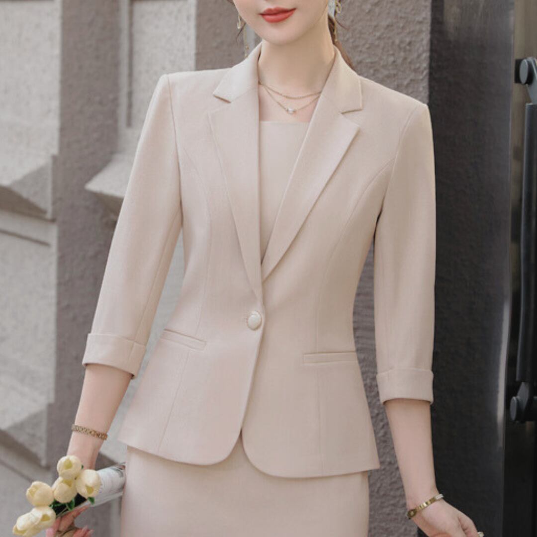 7分袖テーラードジャケット U0028