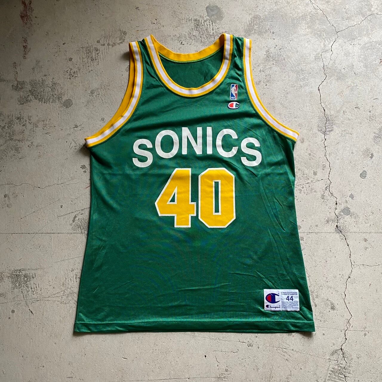 チャンピオン製 NBA SONICS 40ショーンケンプ ユニホーム