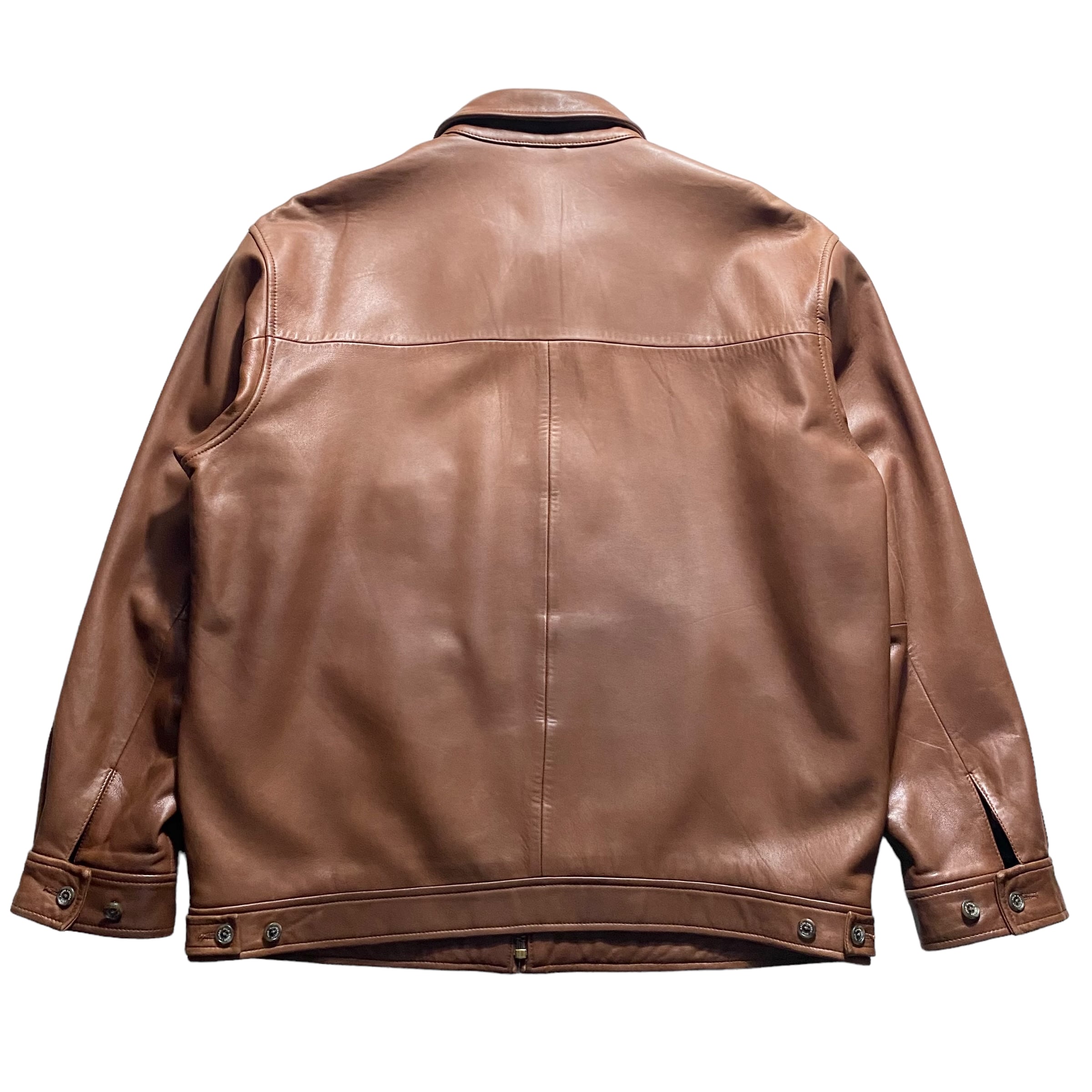 vintage POLO by RALPH LAUREN leather drizzler jacket | NOIR ONLINE