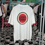 00s LUCKEY STRIKE タバコTシャツ　白　ラッキーストライク