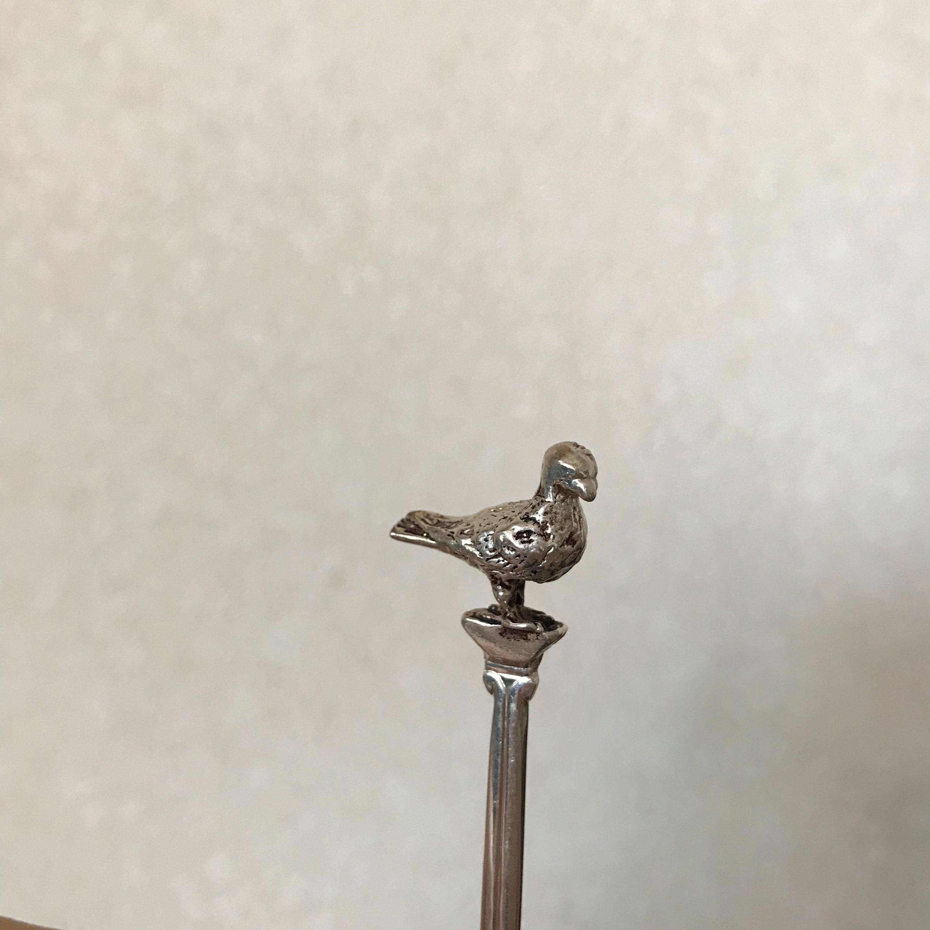 鳥の置物とスプーン | tsuitachi craft&brocante