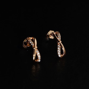 【Lamia】S925 zirconia infinity pierce  #pp22