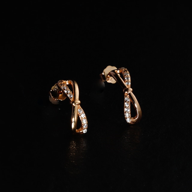 【Lamia】S925 zirconia infinity pierce  #pp22