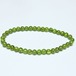ペリドット ブレスレット 5mm メール便可 一点物 111-50519