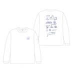 sumika / 家々ロングスリーブTシャツ（ホワイト）