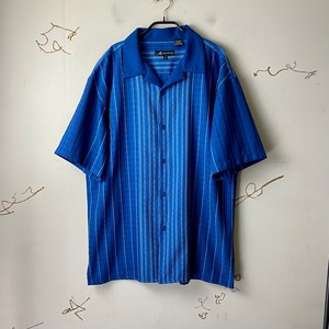 old gradation stripe pattern shirt