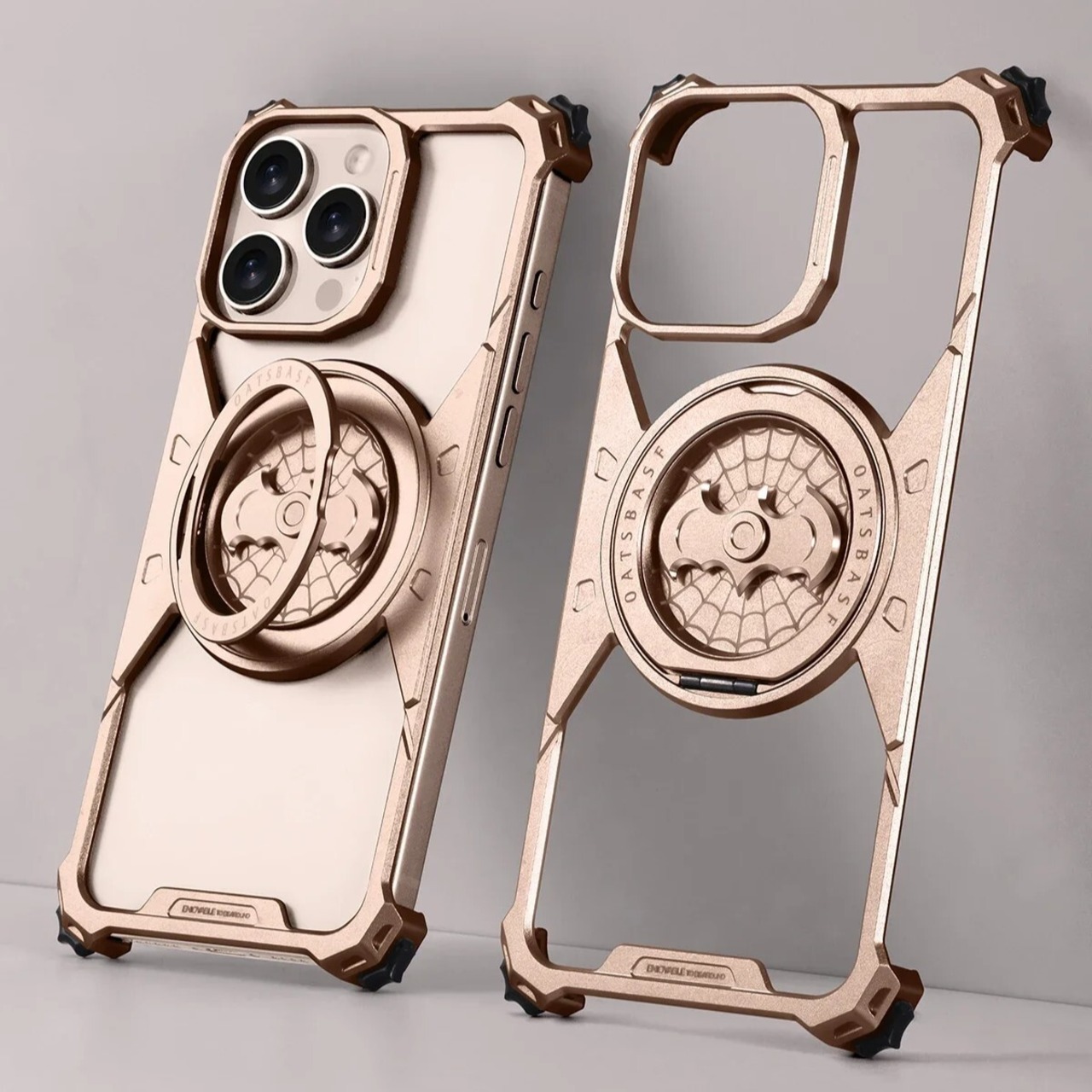 ◆iPhone 16 Pro/Pro Max◆ Bat Aluminum Bumper Case / バット アルミニウム バンパー スマホケース