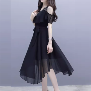 【送料無料】 ロングドレス ドレス 衣装 ワンピース パーティドレス ロング ミモレ アシンメトリー丈 袖あり 半袖 オフショルダー Vネック Aライン フレア アシンメトリー 透け感 シースルー 薄手生地 エレガント 上品 可愛い きれいめ シンプル カジュアル シック 華やか おしゃれ お洒落 主役級 こなれ感 高見え 高級感 無地 夏 20代 30代 40代 レディース 女性用 デート お呼ばれ 結婚式 二次会 パーティ 演奏会 誕生日会 ファッション プチプラ 着痩せ   インスタ映え