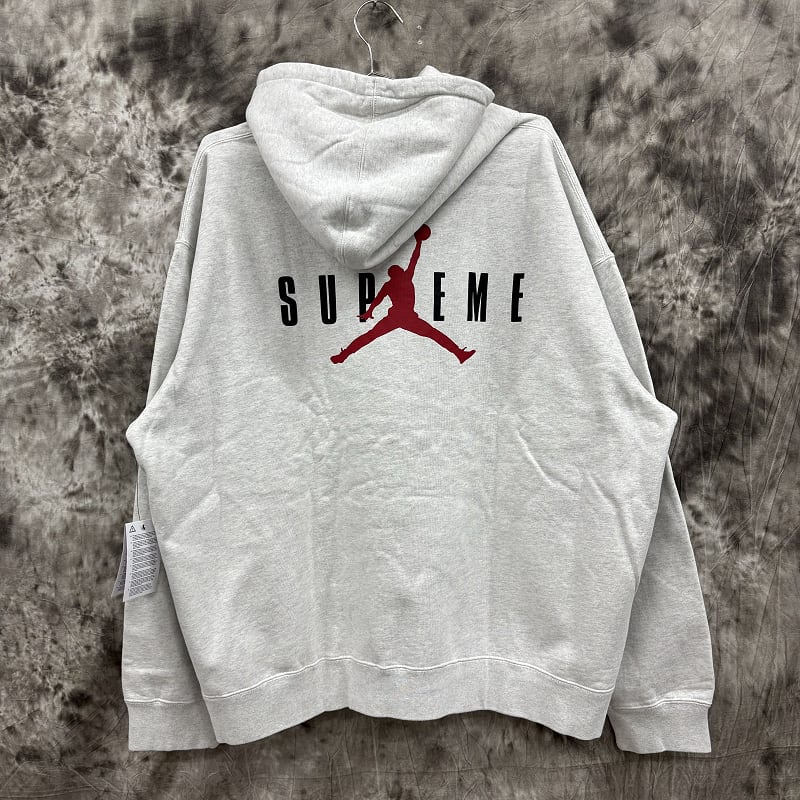 Supreme/Jordan フード付きスウェットシャツ M アッシュグレー Supreme/Jordan フード付きスウェットシャツ M アッシュグレー