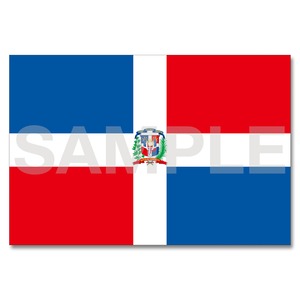 世界の国旗ポストカード ＜アメリカ＞ ドミニカ共和国 Flags of the world POST CARD ＜America＞ Dominican Republic