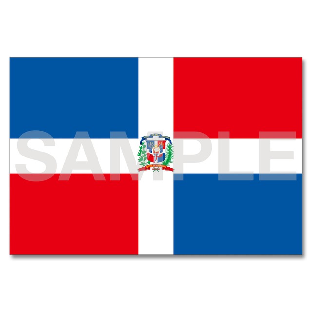 世界の国旗ポストカード ＜アメリカ＞ ドミニカ共和国 Flags of the world POST CARD ＜America＞ Dominican Republic