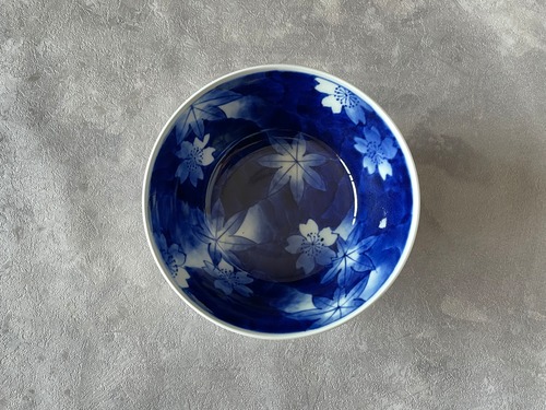 有田焼 福泉窯  内絵染付春秋外千段碗