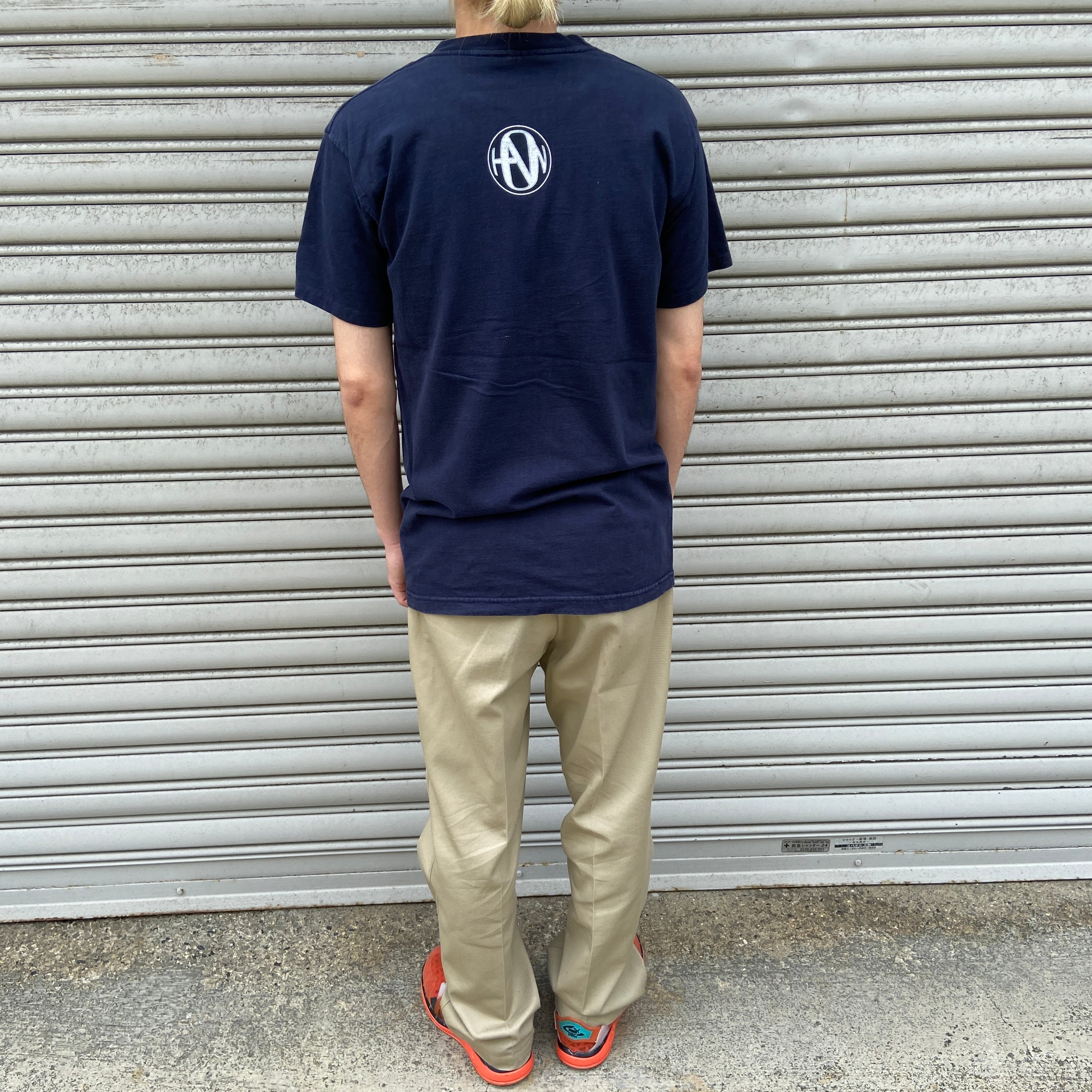 90s USA製 HANSON バンドTシャツ プリントTシャツ ネイビー M | 古着屋 Uan