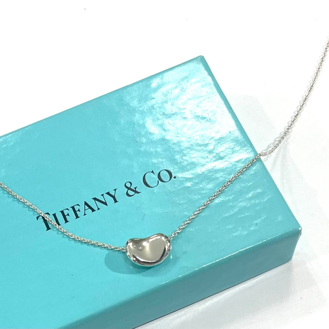 TIFFANY&CO.】2773 幸福ミニビーン ネックレス／Elsa Peretti／自然美