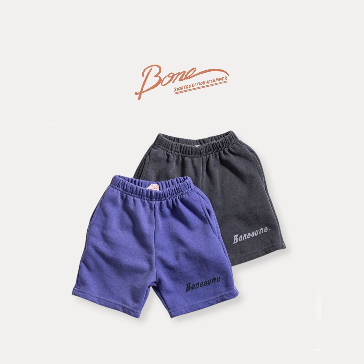 letter pig shorts【BONEOUNE】※7月中旬〜下旬発送予定