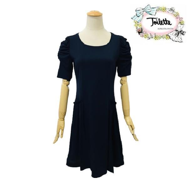 トワレ Toilette 新品 ワンピース チュニック風 ネイビー M サイズ1 大人かわいい服 ディリーウェアー 463 043 Gold Smith トワレ Toilette 新品 ワンピース チュニック風 ネイビー M サイズ1 大人かわいい服 ディリーウェアー 463 043 Gold Smith