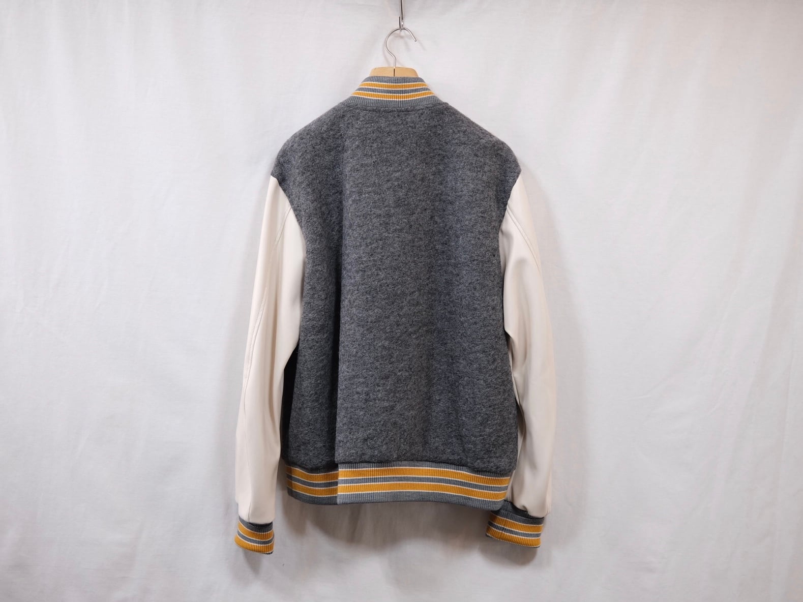 DIGAWEL” Varsity Jacket( URU TOKYO×DIGAWEL )Gray” | Lapel