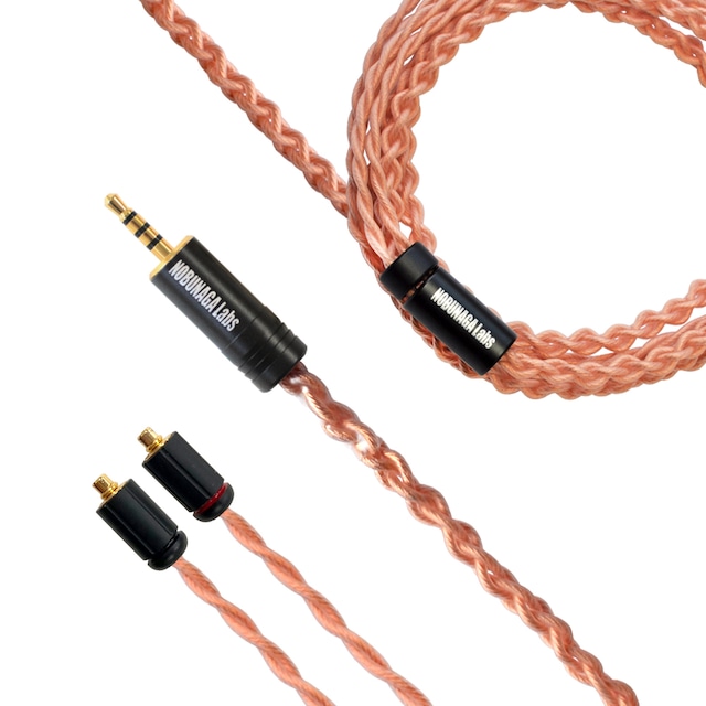 更紗（さらさ）NOBUNAGA Labs Advance：2.5mm4極バランス対応 MMCXリケーブル