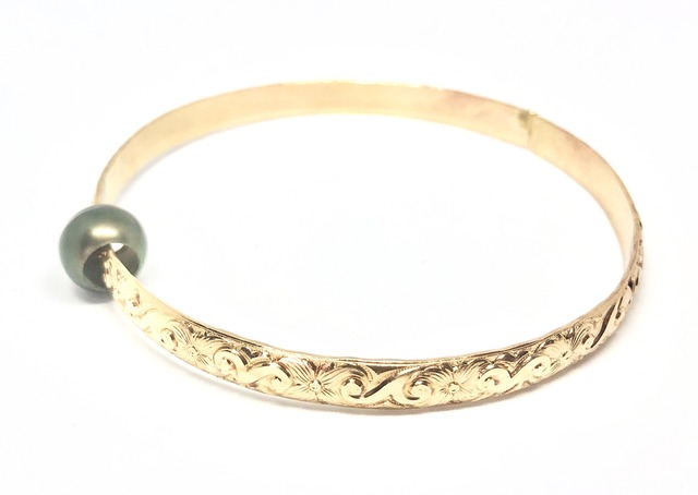 【バングル】ハワイアンジュエリーモチーフ