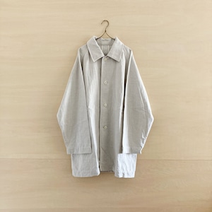 C/L Twill Raglan Coat | Off White