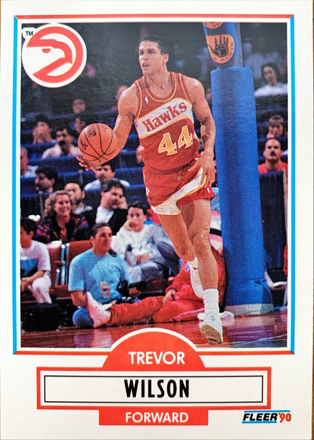 NBAカード 90FLEER Trevor Wilson #U-5 HAWKS
