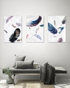 絵画/アートパネル/インテリア/モダン/北欧/おしゃれ　アートパネル 3枚セット(お取り寄せ商品)