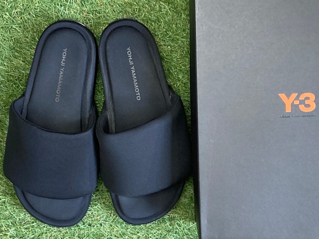 Y-3 20SS SLIDE SANDAL BLACK 26.5cm 50JK0359