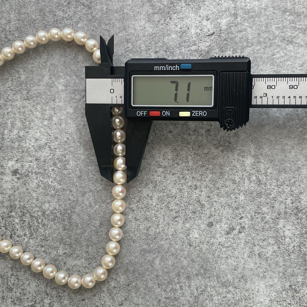 TASAKI 田崎　k14WG パールネックレス 本真珠　7ミリ TASAKI 田崎 k14WG パールネックレス 本真珠 7ミリ 28.6g | 1216anon