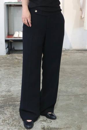 Calvin Klein black center-press pants