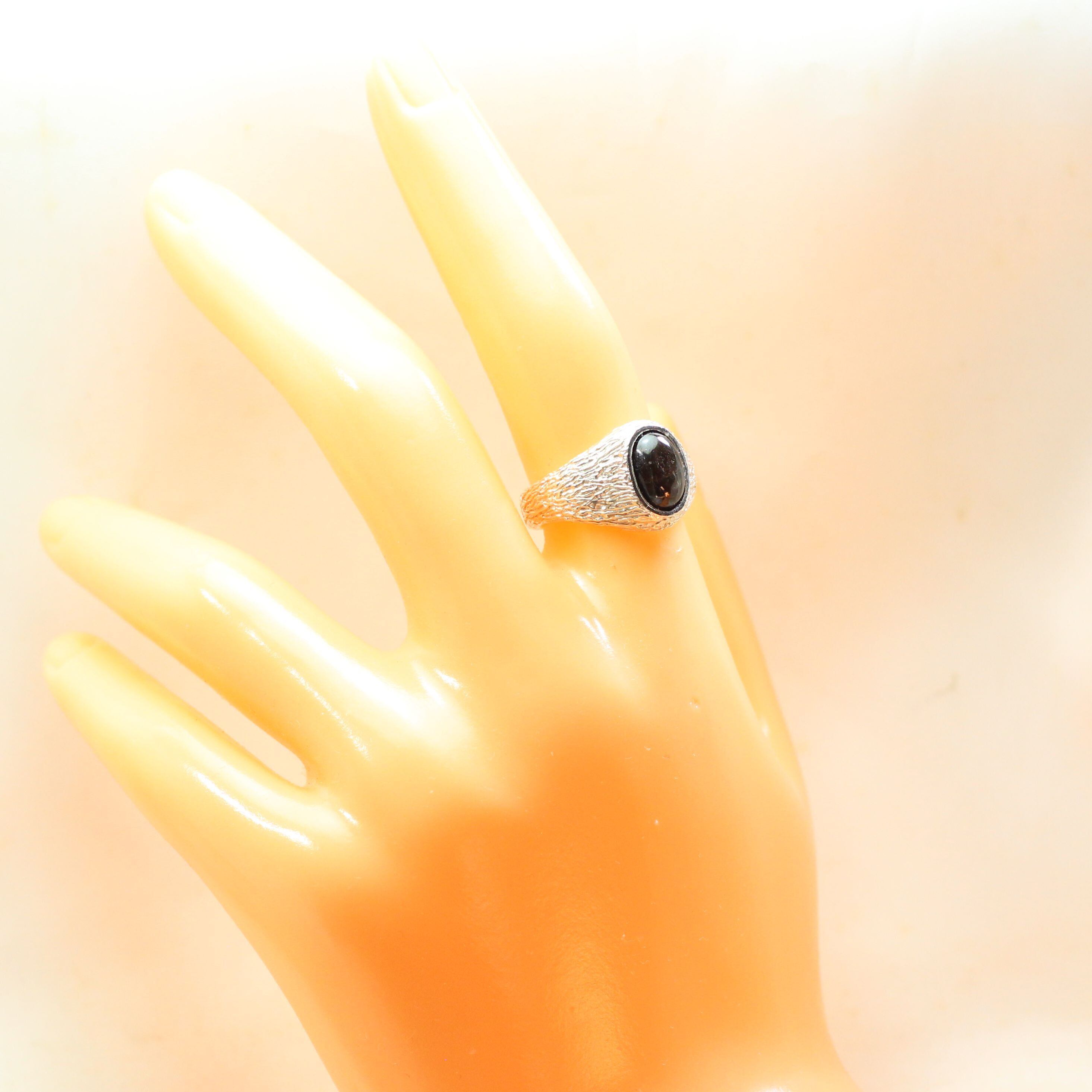 Sv925 ブラックスターサファイアリング 3.18ct | Atelier Ozaki