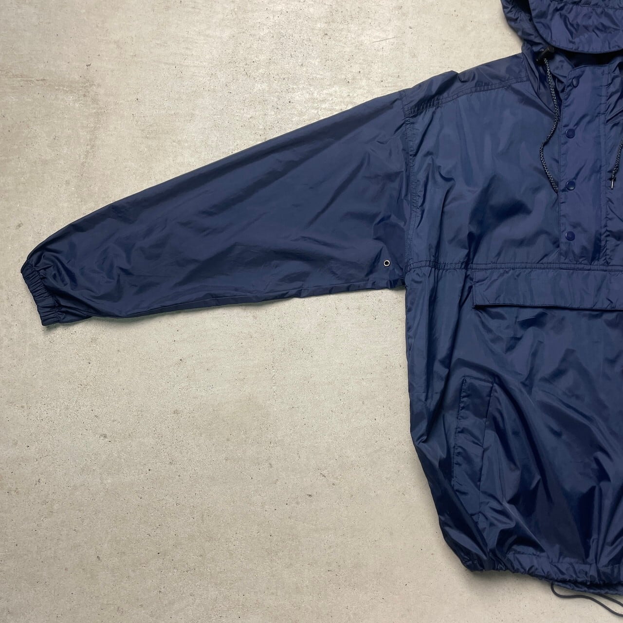 TRI MOUNTAIN ナイロンアノラックパーカー 企業ロゴ刺繍