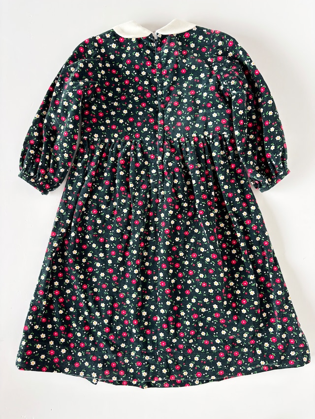 【2-3T相当・vintage】フローラルdress