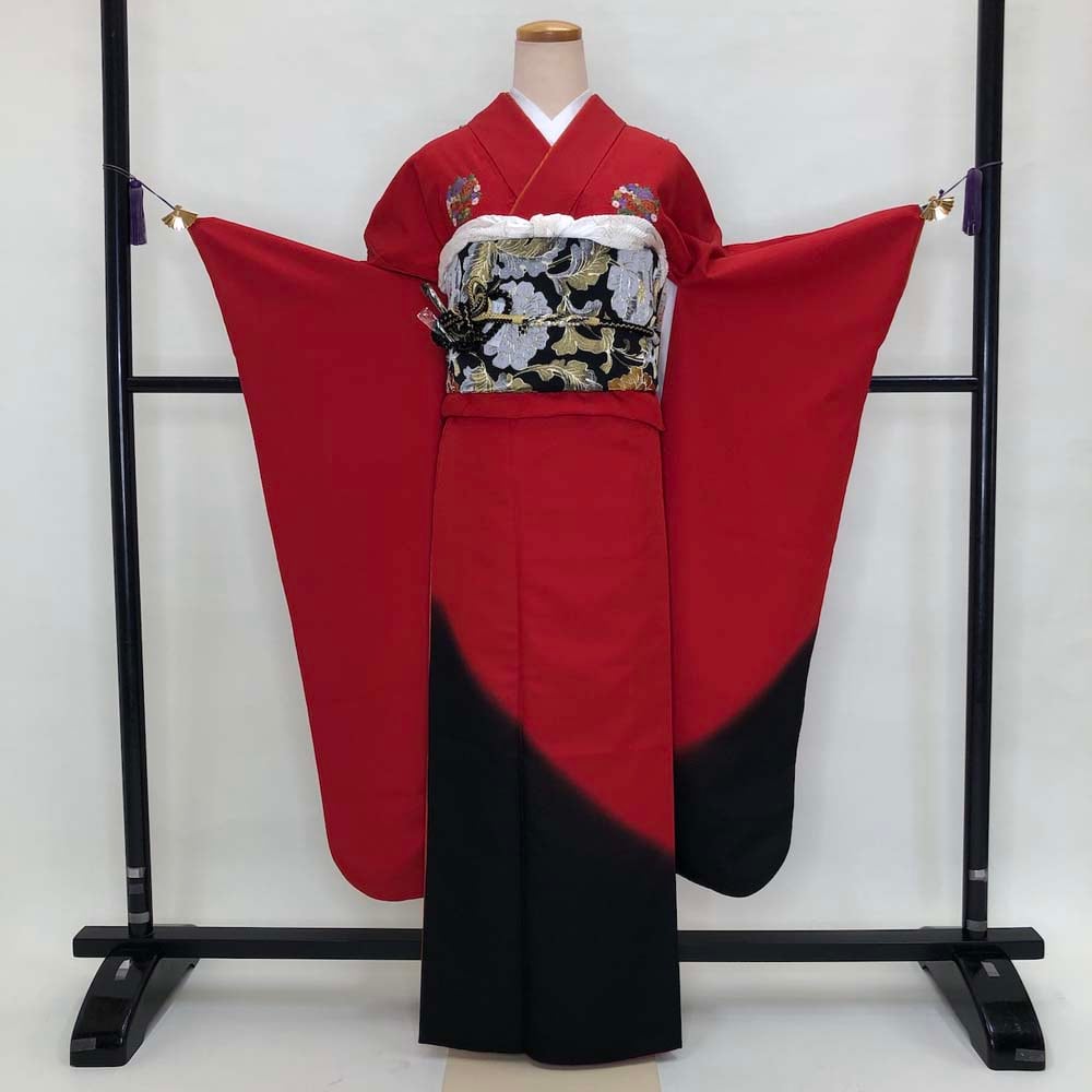 要在庫確認値下げ中美品振袖長襦袢の2点セット（32-2191rym）
