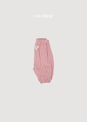 韓国子供服 / 26Autumn / 〖取寄〗valubebe / エンボスパンツ - ストライプ2 / ベビー服 / キッズ服 *6M~S*