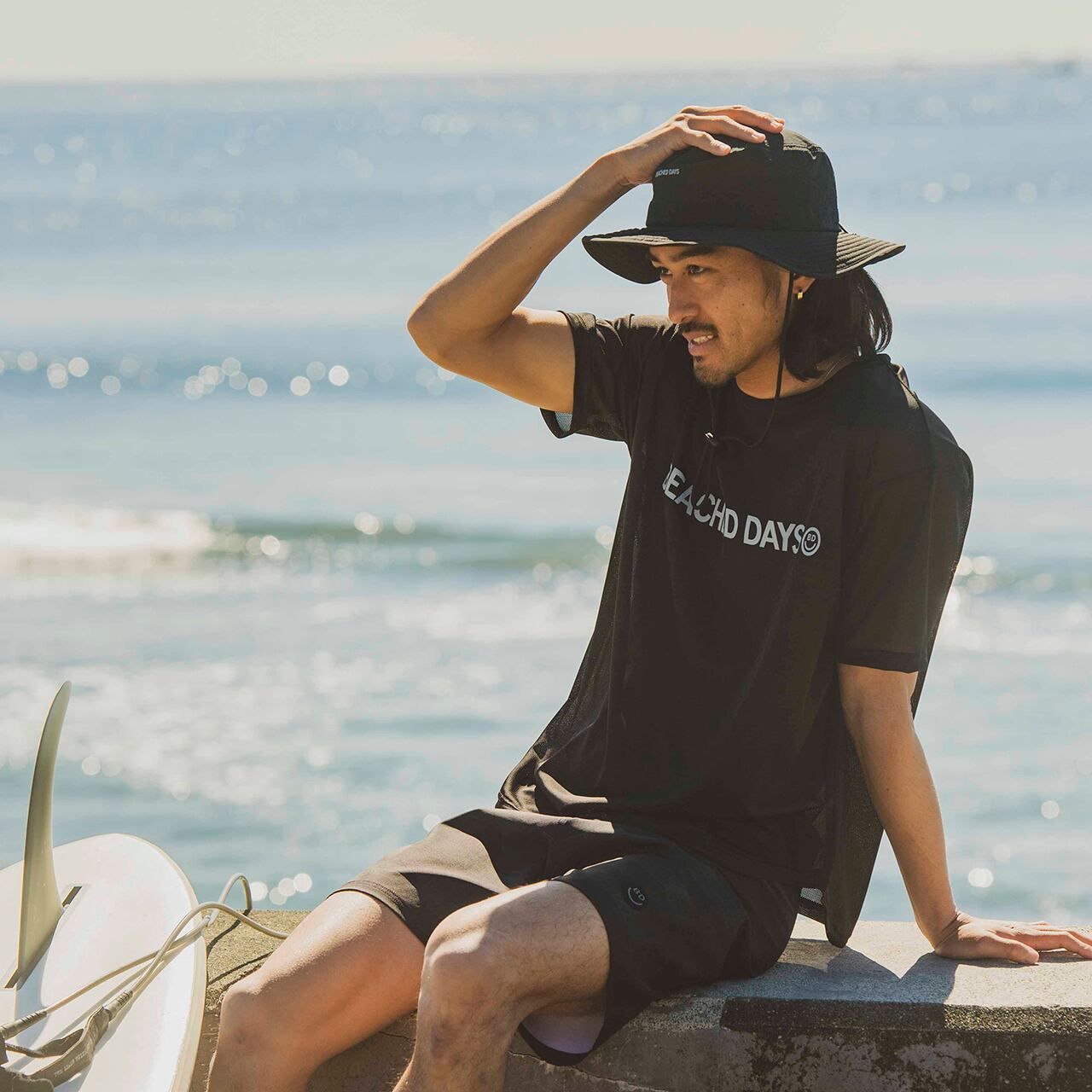 BEACHED DAYS ロゴ メッシュティー | KIYOMO ONLINE STORE
