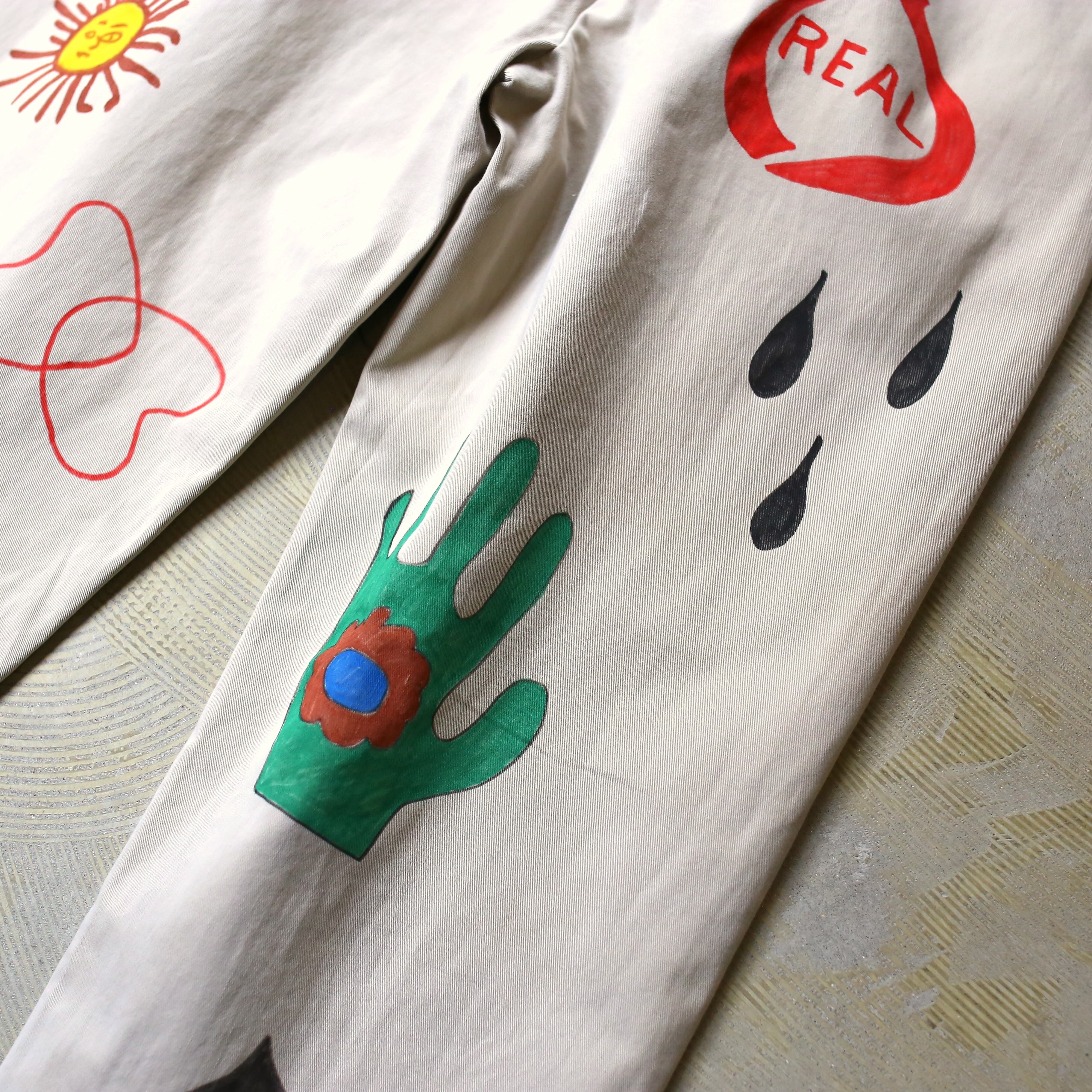 RALPH LAUREN】HAND PAINT DESIGN MEMORIAL PANTS / ラルフローレン