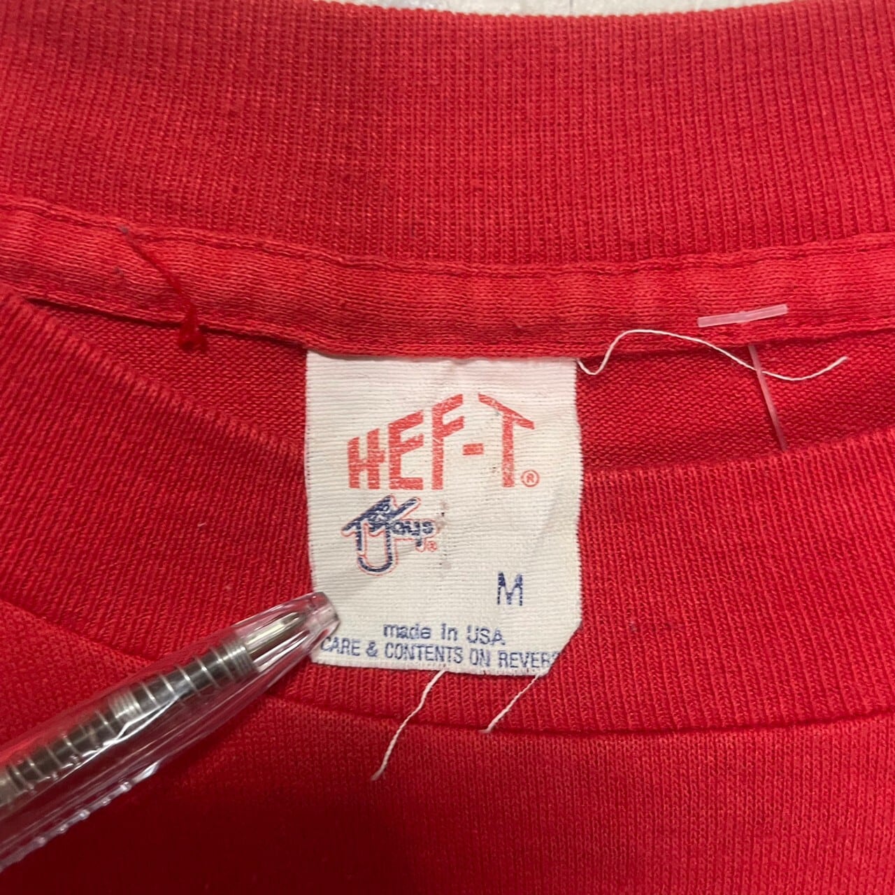 Made in USA】HEF T 長袖Tシャツ M 袖プリント ロンT | 古着屋OLDGREEN