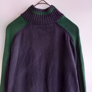 チャップス　フルジップ　コットンセーター　ネイビー　S/P