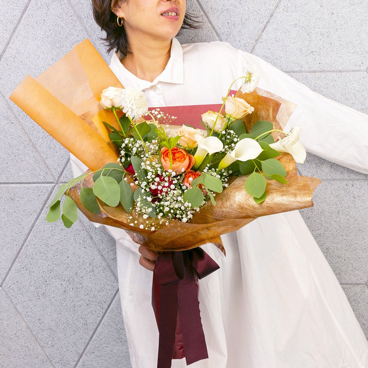 ナチュラルテイストの花束 | 花の宅配便