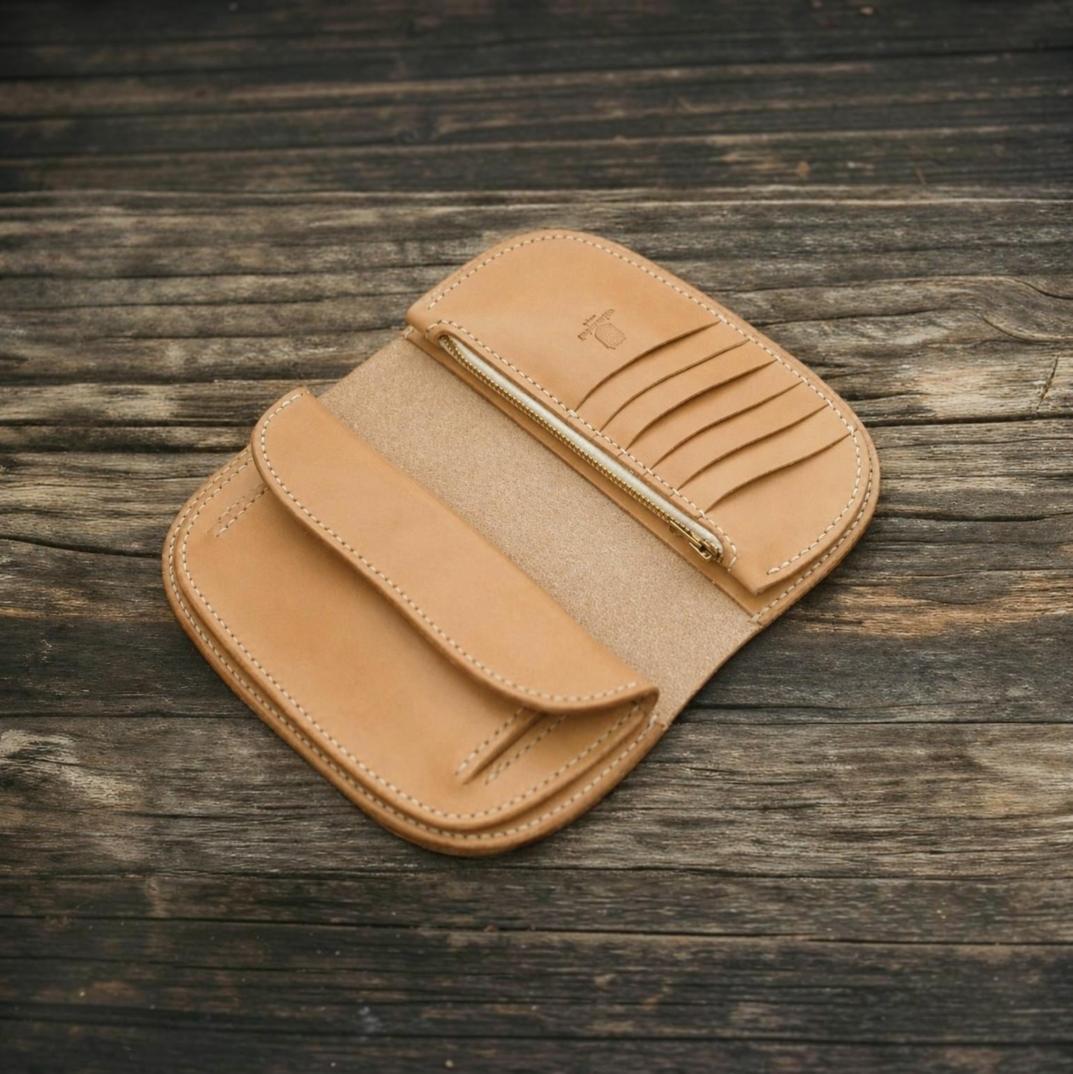 受注製作】本革シンプル長財布 | Babylonica Leather Craft