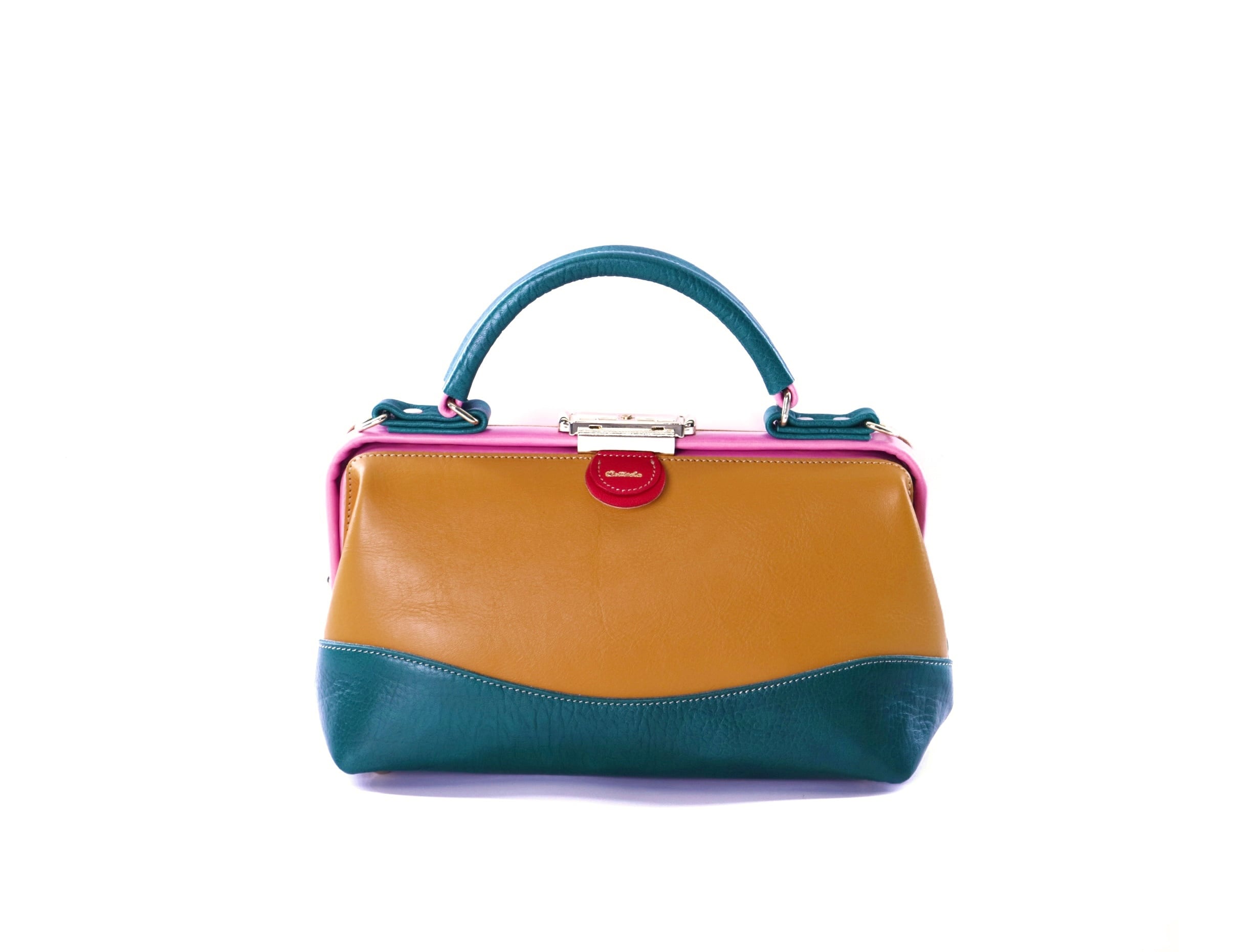 未使用保管品✨NICOLE ハンドバッグ ドクターズバッグ 本革 ブラウン 71-110080_1.jpg