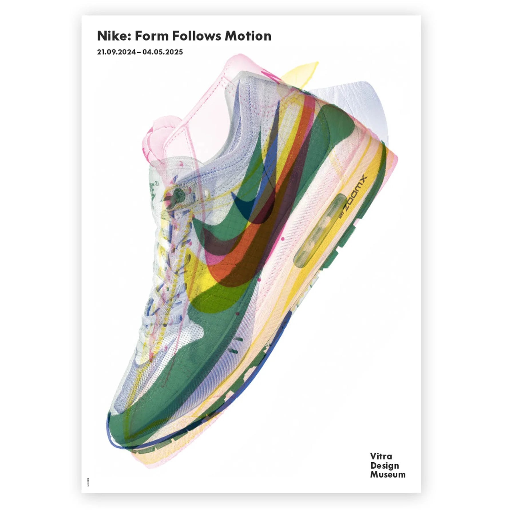 非売品　希少　ナイキの歴代ロゴのポスター Exhibition poster: »Nike: Form Follows Motion« Vitra Design Museum