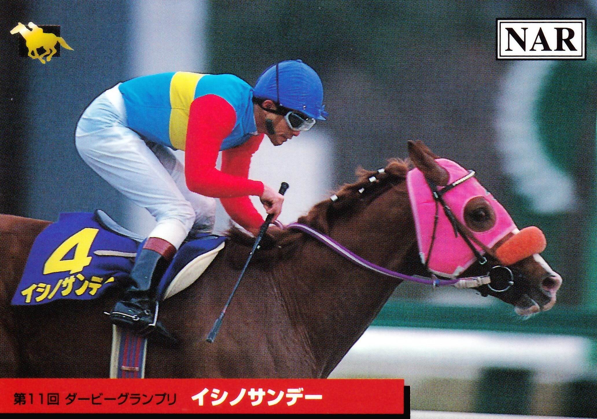 イシノサンデー：第11回ダービーグランプリ「サラブレッドカード 96年