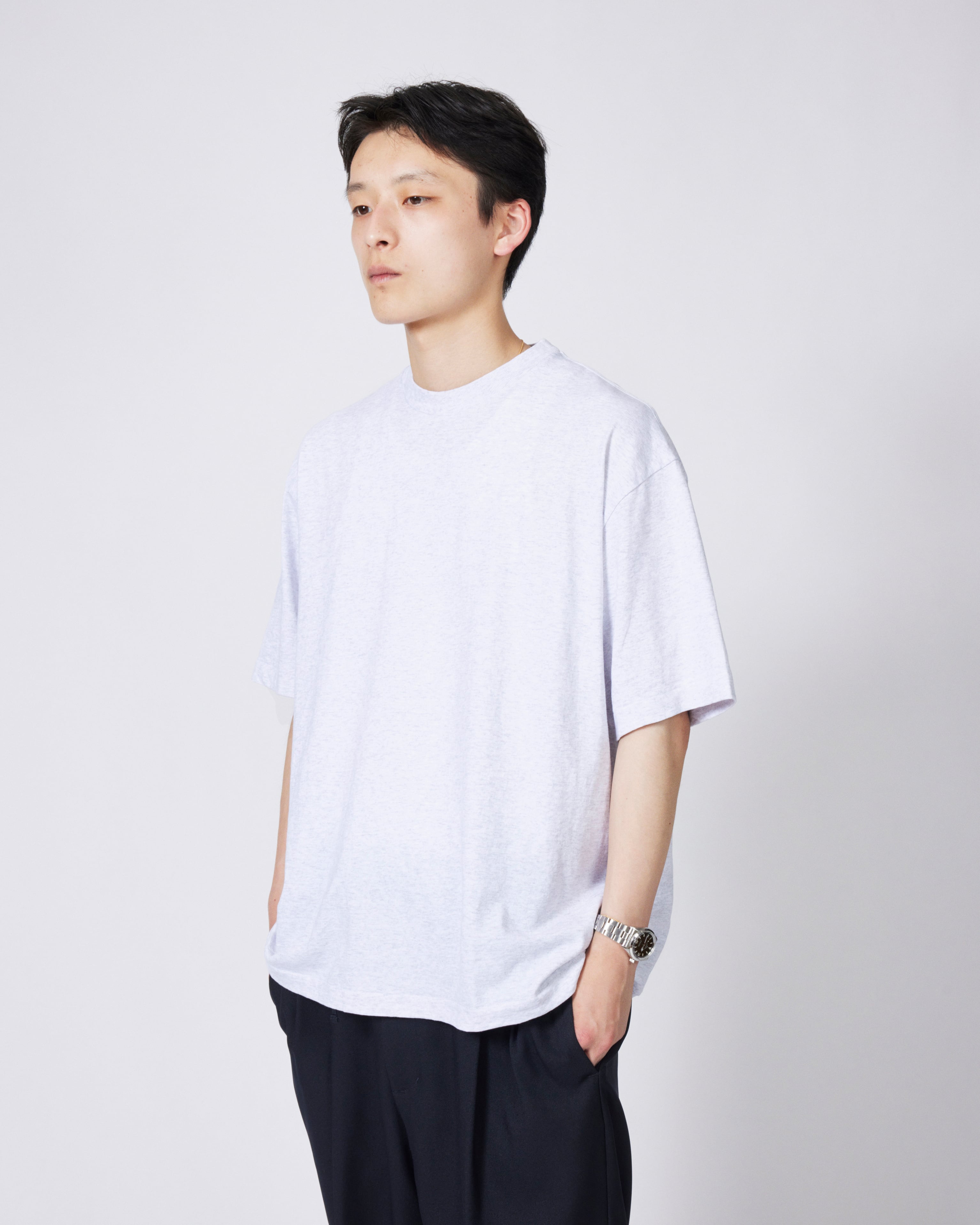 everyone american cotton tee shirt (ASH) | everyone
