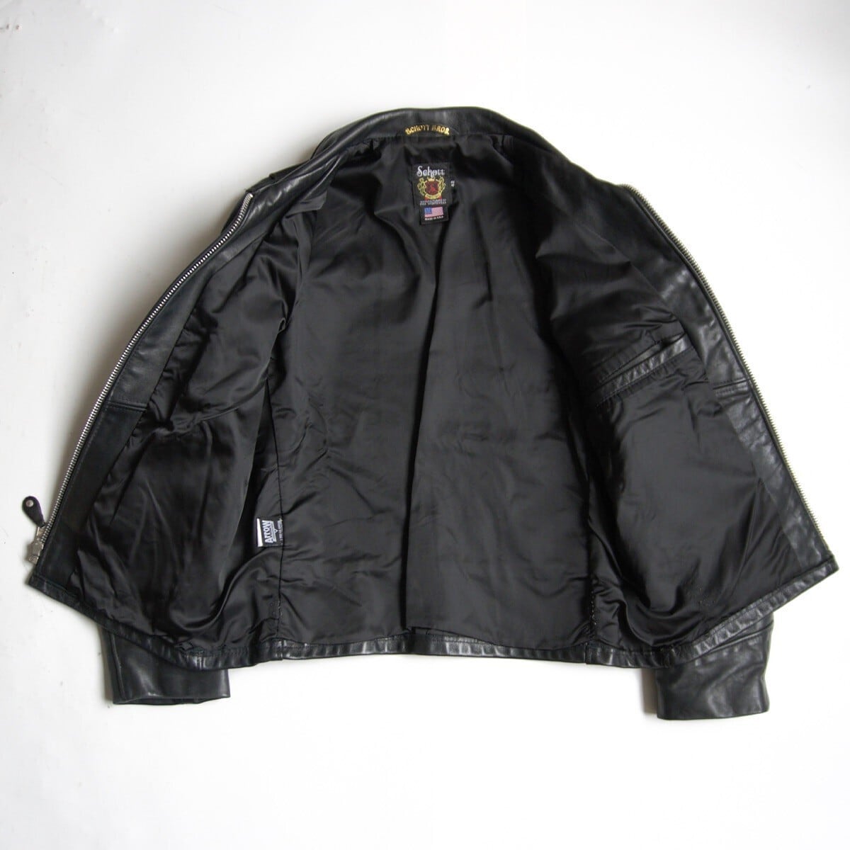 美品/ビッグサイズ】SCHOTT【103US/シングルライダースジャケット】42