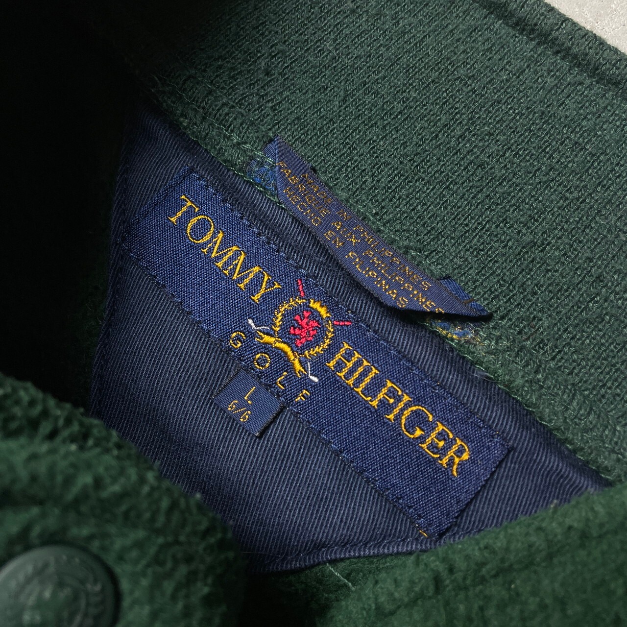 90年代 TOMMY HILFIGER GOLFトミーヒルフィガー フリース スイング 